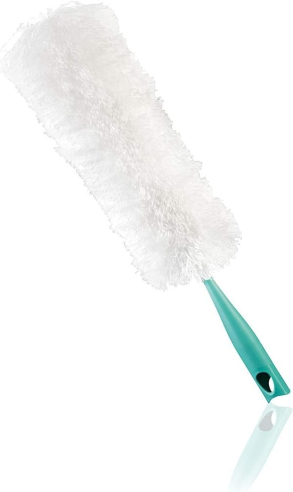 Microfibre Duster X Large White Turquoise
