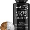 Permanently Plate Pure Silver onto Worn Silver Brass Copper and Bronze